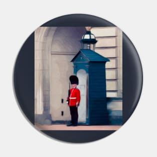 The Queens Guard Artwork Pin