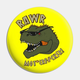 RAWR T-Rex Pin