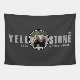 I Saw a Grizzly Bear, Yellowstone National Park Tapestry