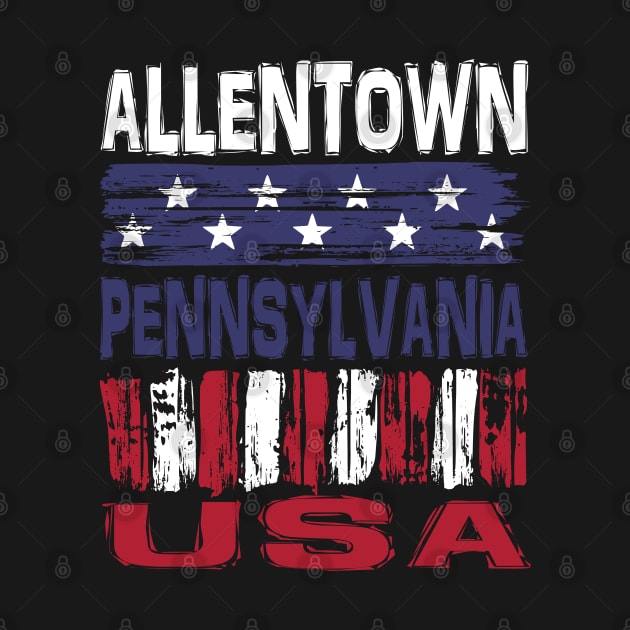 Allentown Pennsylvania USA T-Shirt by Nerd_art