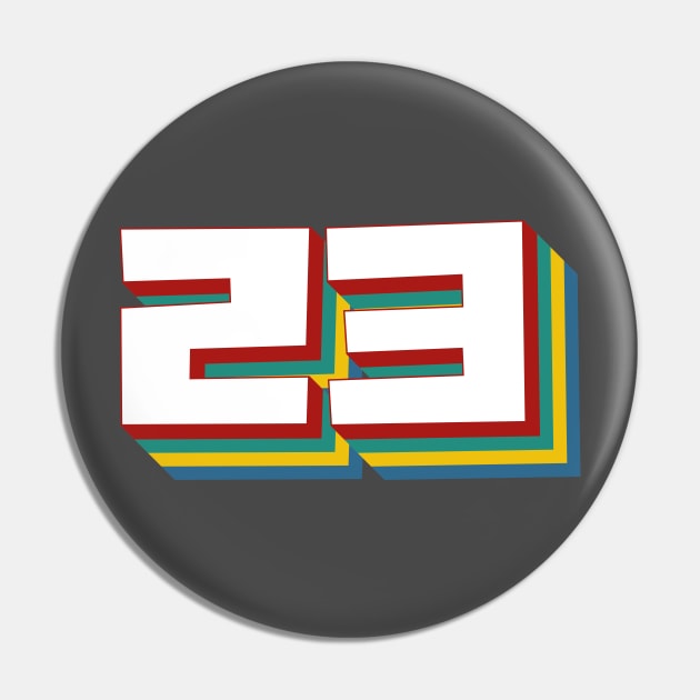 Number 23 Pin by n23tees