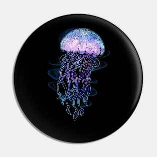 Colorful Jellyfish Pin