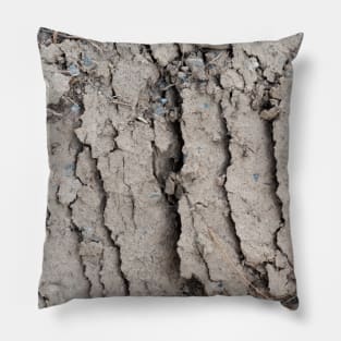 Arid mud flats Pillow