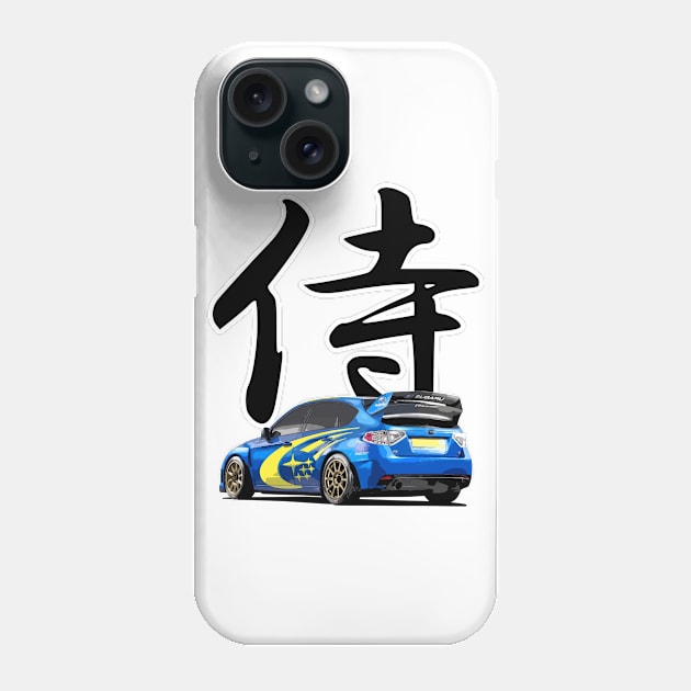 SUBIE RALLY CAR Phone Case by HSDESIGNS