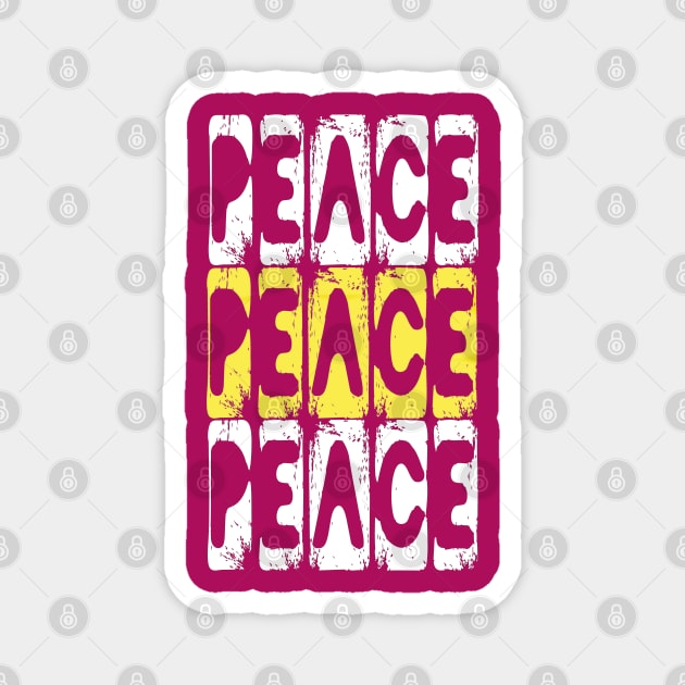 World Peace Now Magnet by PlanetMonkey