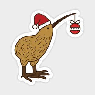 New Zealand Christmas Kiwi Magnet