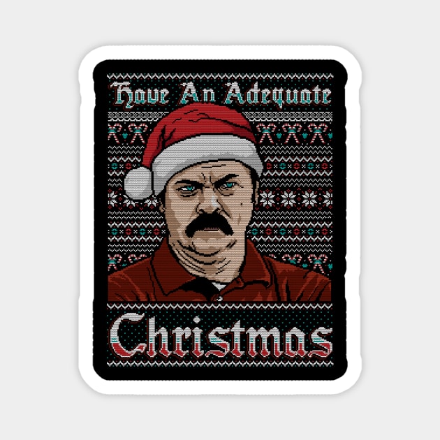 Adequate Christmas Magnet by CoDDesigns