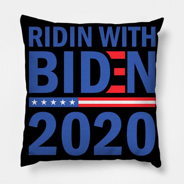 Ridin With Biden 2020 Pillow by Biden's Shop