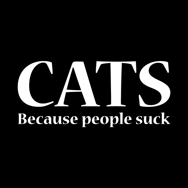 Cats Because People Suck by CuteSyifas93