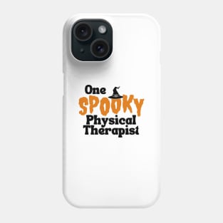 Physical Therapy Halloween Design with Black Letters Phone Case