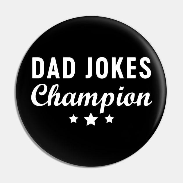 Dad joke champion Pin by Portals