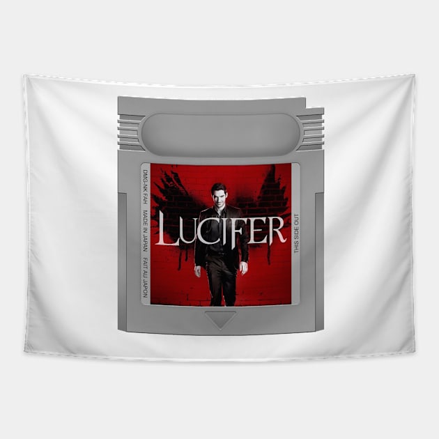 Lucifer Game Cartridge Tapestry by PopCarts