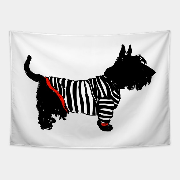 Scottish terrier Tapestry by TashaNatasha