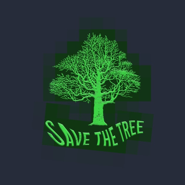 mozaic save the tree by Aspita