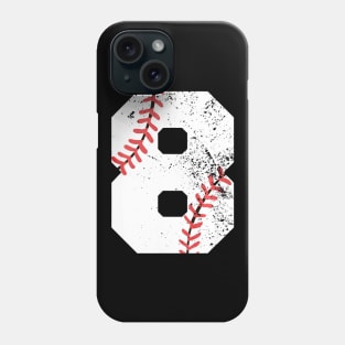 Kids 8th Birthday Baseball 8 Years Old Phone Case