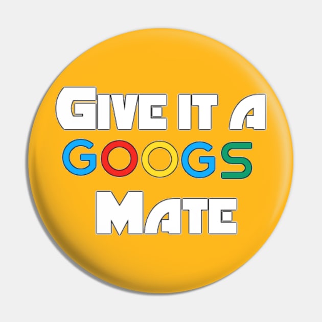 The Weekly Planet - Googs 2 Pin by dbshirts