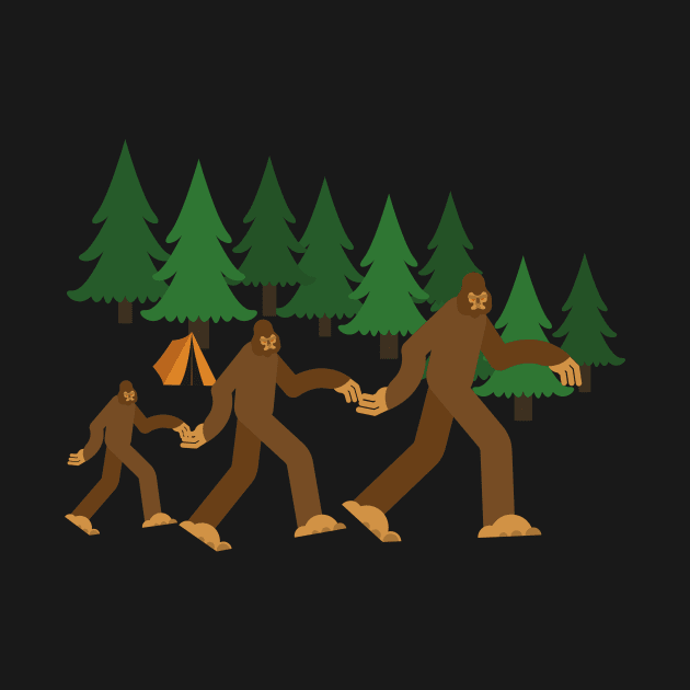 Bigfoot Camping design by Sliver Sunflowers 