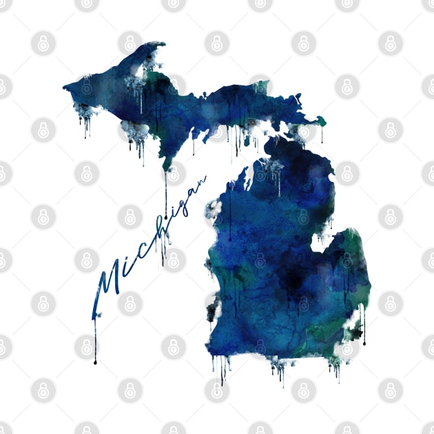 Michigan - Wet Paint by Gringoface