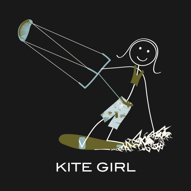 Funny Womens Kiteboarding Design by whyitsme