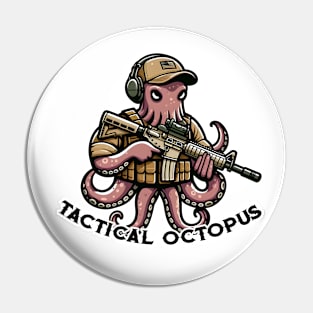 Tactical Octopus Adventure Tee: Where Intelligence Meets Style Pin