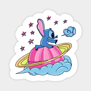 Stitch in space Magnet