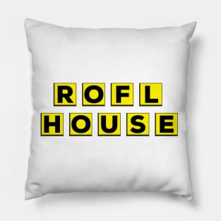 ROFL House (Waffle House Parody) Pillow