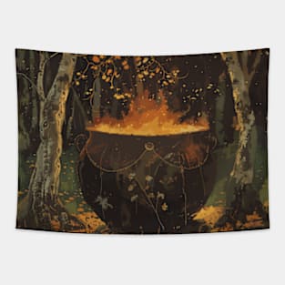 Witch Cauldron Tapestry