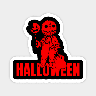 Halloween kids red Magnet