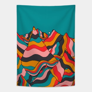 Mountain sand peaks Tapestry