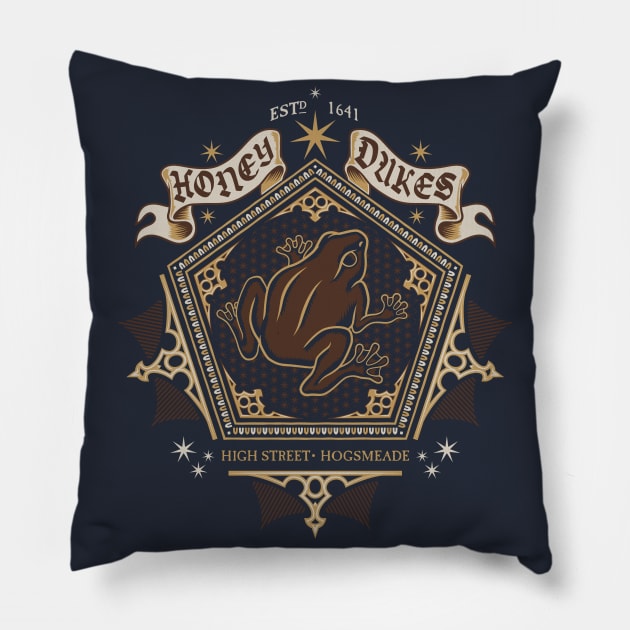 Wizarding Frog - Witch - Magic Pillow by Nemons