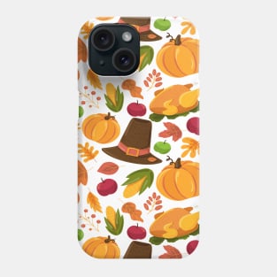 thanksgiving turkey pattern Phone Case