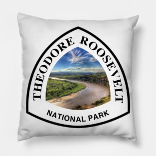 Theodore Roosevelt National Park shield Pillow