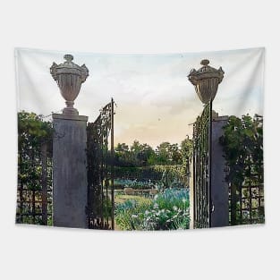 Garden entrance gate Tapestry