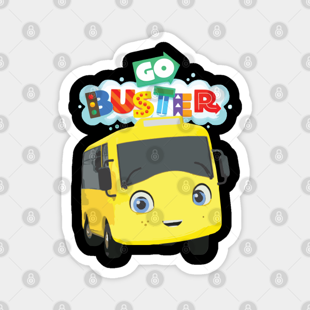 Go Buster Kids Cartoons baby video Bus - Go Buster - Magnet | TeePublic Go Buster Kids Cartoons baby video Bus - Go Buster - Magnet | TeePublic