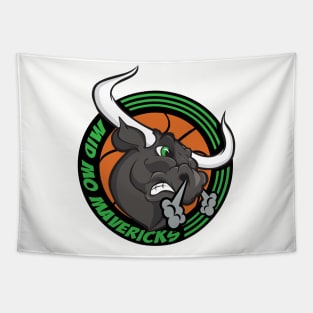 Mavericks Snorting Logo Tapestry