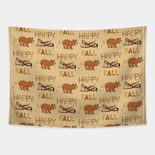 Happy Fall / Fart Pattern Tapestry