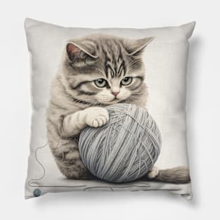 A Tale of Fuzzy Cat Fun Pillow