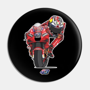 Jack Miller 43 Toon Pin