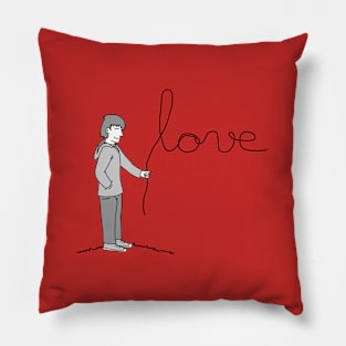 LOVE YOU - His & Hers Matching Couples T-Shirts (MEN'S) Pillow