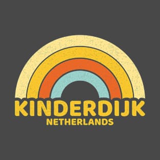 Retro Kinderdijk Netherlands T-Shirt