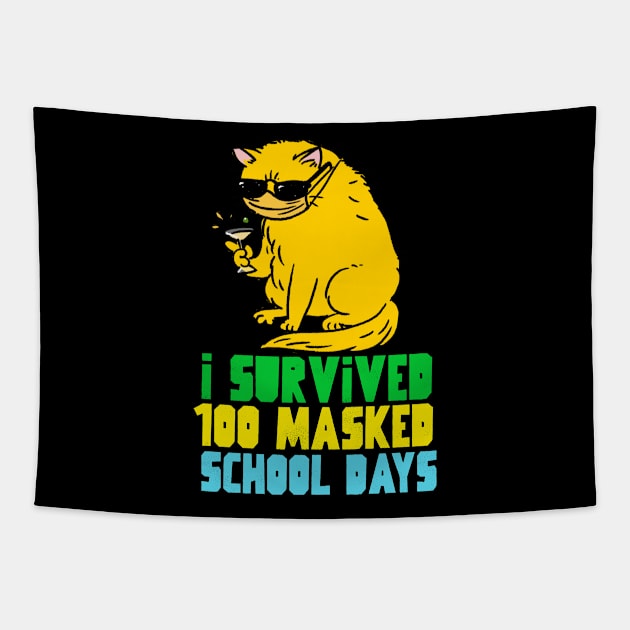 I survived 100 masked school days Tapestry by G-DesignerXxX