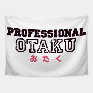 Professional Otaku Japanese Anime Fan Vintage Tapestry