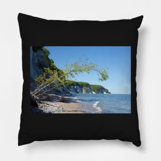 Chalk coast, chalk cliffs, Ruegen Island, Mecklenburg-Western Pomerania, Germany Pillow