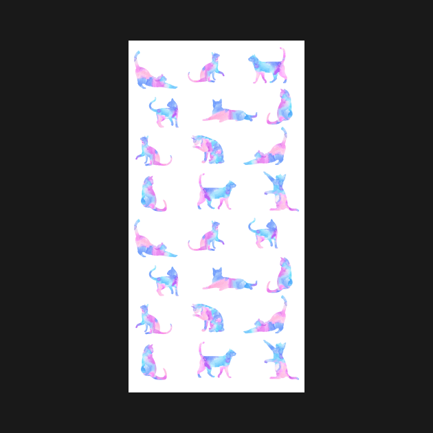 Pastel Cats Pattern by Eliza-Grace