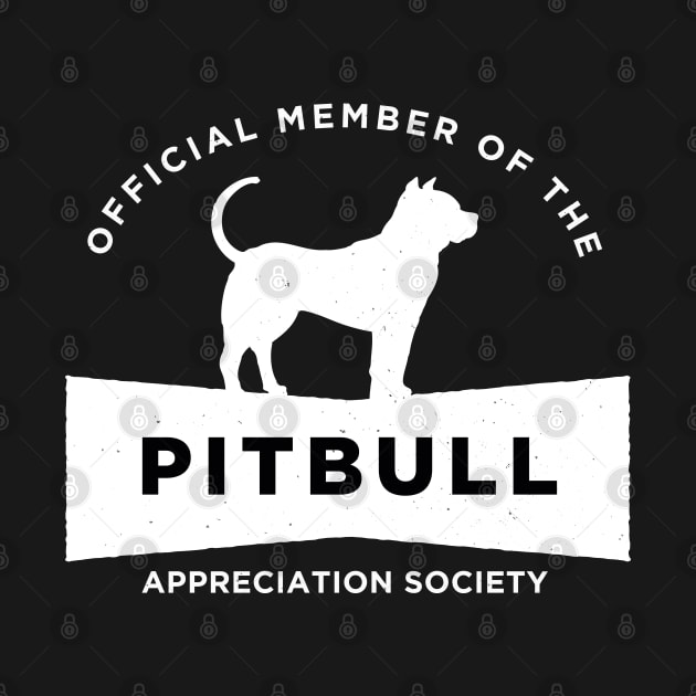 Pitbull Appreciation Society by Rumble Dog Tees