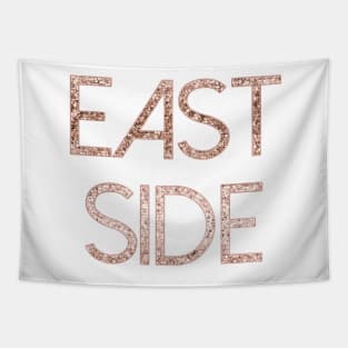 Sparkling rose gold East Side Tapestry