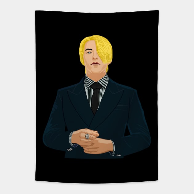 Sanji fanart Tapestry by Morishasha