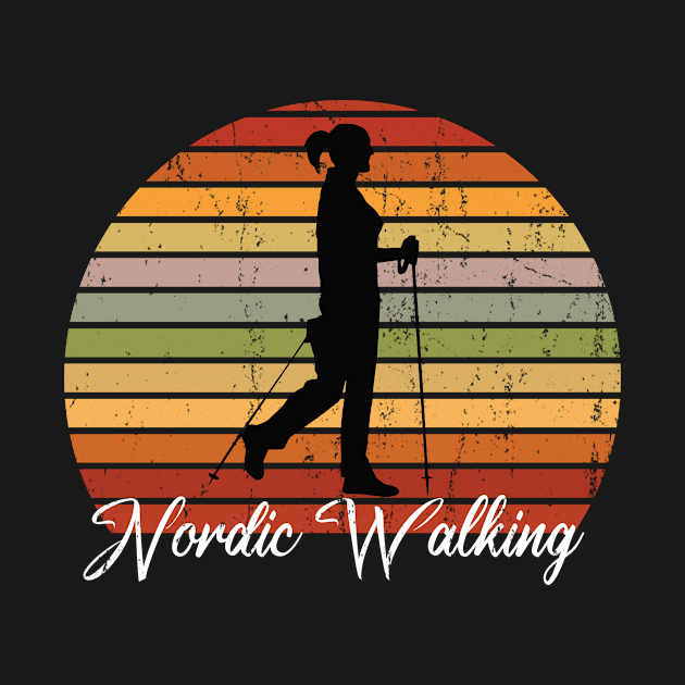 Nordic Walking Retro Laufen by UNKREATIVDESIGNS