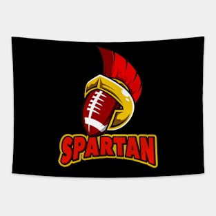 American Football Spartans Sportd Logo Team Tapestry