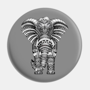 elephant with aztec pattern Pin